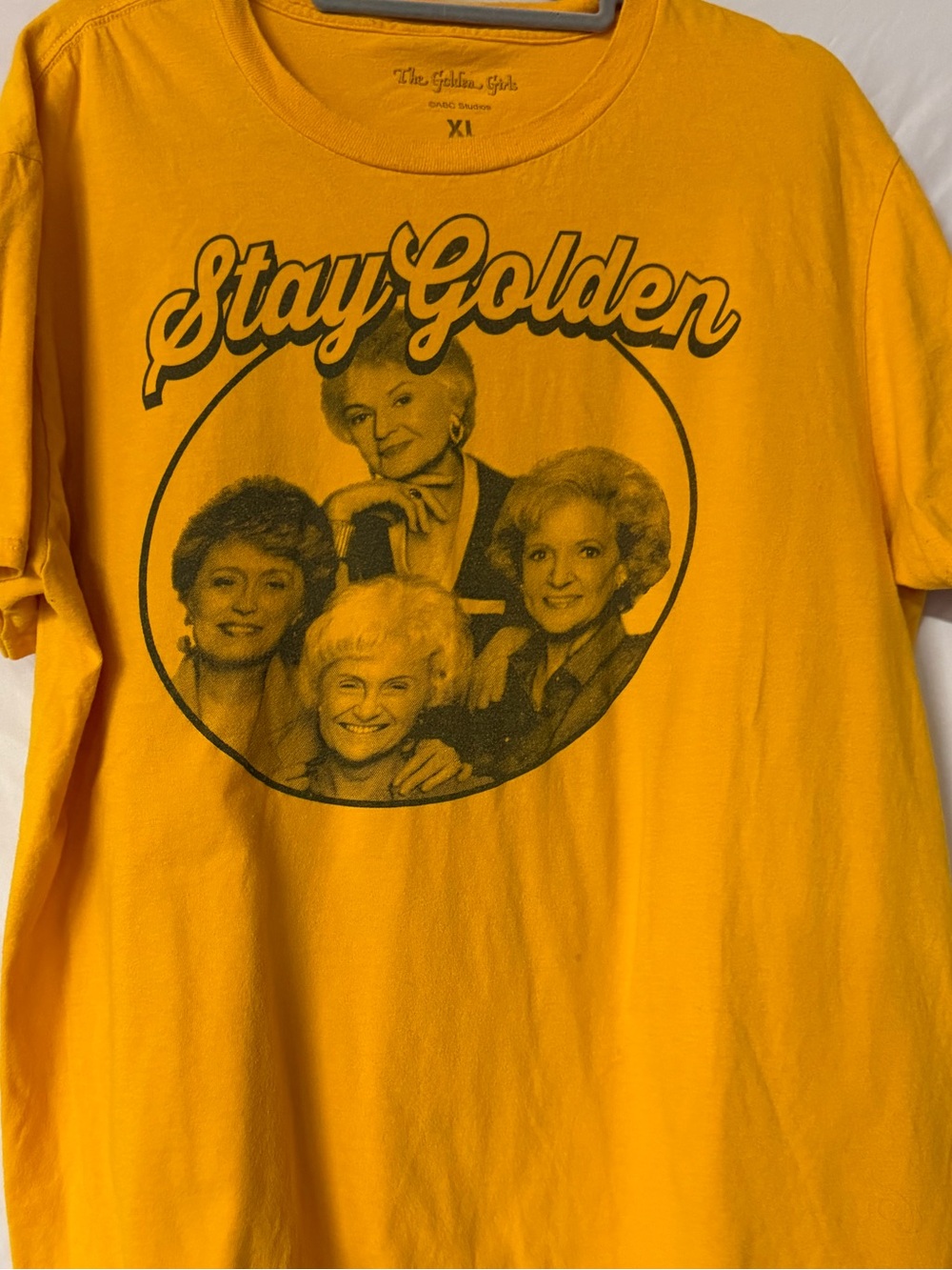 Stay Golden Graphic Tee - Yellow Women’s Top
